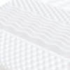 Pěnová matrace bílá 120 x 220 cm 7 zón tvrdost 20 ILD 4016657