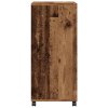 Skříňka na kolečkách old wood 55 x 40 x 91 cm kompozitní dřevo 853189