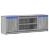 TV skříňka s LED šedá sonoma 139,5x34x50 cm kompozitní dřevo 852199