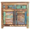 Příborník 70 x 35 x 65 cm masivní recyklované dřevo 287490