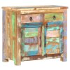Příborník 70 x 35 x 65 cm masivní recyklované dřevo 287490