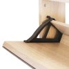 Botník dvoupatrový zrcadlo dub 63 x 17 x 67 cm 243045