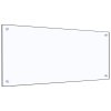 Kuchyňský panel průhledný 90 x 40 cm tvrzené sklo 249472