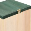 Ptačí budky 8 ks dřevěné 12 x 12 x 22 cm 276006
