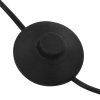 Stojací lampa 200 cm 5 x E14 černo-zlatá 282418