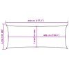 Plachta proti slunci 160 g/m² tmavě zelená 2 x 4,5 m HDPE 311450