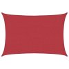 Plachta proti slunci 160 g/m² červená 3,5 x 4,5 m HDPE 311626