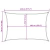 Plachta proti slunci 160 g/m² červená 3,5 x 4,5 m HDPE 311626