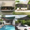 Stínící plachta 160 g/m² černá 2 x 2,5 m HDPE 311721