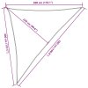 Plachta proti slunci 160 g/m² hnědá 3 x 4 x 5 m HDPE 311806