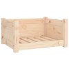 Pelíšek pro psy 55,5 x 45,5 x 28 cm masivní borovice 821442