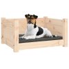 Pelíšek pro psy 55,5 x 45,5 x 28 cm masivní borovice 821442