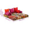 2místný modulární pouf patchwork textil 244985