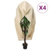 Ochranné návleky na rostliny na zip 4 ks 70 g/m² 2,36 x 2 m 3203561