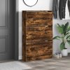 Botník kouřový dub 80 x 21 x 125,5 cm kompozitní dřevo 839928