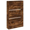 Botník kouřový dub 80 x 21 x 125,5 cm kompozitní dřevo 839928