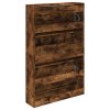 Botník kouřový dub 80 x 21 x 125,5 cm kompozitní dřevo 839928