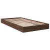 Rám postele bez matrace hnědý dub 90 x 190 cm kompozitní dřevo 842076
