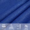 Plachta proti slunci 160 g/m² obdélník modrá 5 x 6 m HDPE 311521