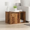 Skříňka na kočičí záchod old wood 60x40x40 cm kompozitní dřevo 857731