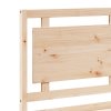 Prodloužený rám postele bez matrace 100 x 220 cm masivní dřevo 3309199