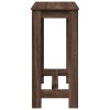 Barový stůl hnědý dub 102 x 50 x 103,5 cm kompozitní dřevo 854415