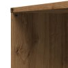 Úzká koupelnová skříňka na kolečkách dub artisan kompozit 855303