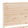 Prodloužený rám postele bez matrace 140 x 220 cm masivní dřevo 3309313