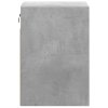 Nástěnná TV skříňka s LED osvětlením betonově šedá 41x31x45 cm 852277