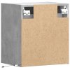 Nástěnná TV skříňka s LED osvětlením betonově šedá 41x31x45 cm 852277