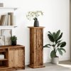 Výstavní stojan s úložným prostorem old wood 31x30x90 cm 854614