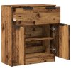 Příborník old wood 60 x 30 x 70 cm kompozitní dřevo 856838