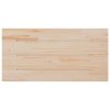 Stolní deska 100 x 60 x 2,5 cm masivní borové dřevo obdélníková 824415