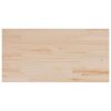 Stolní deska 100 x 60 x 2,5 cm masivní borové dřevo obdélníková 824415
