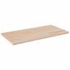 Stolní deska 100 x 60 x 2,5 cm masivní borové dřevo obdélníková 824415
