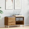 Skříňka na LP desky dub artisan 84,5x38x48 cm kompozitní dřevo 857164