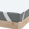 Chránič matrace bílý 200 x 200 cm nepropustný 4100174