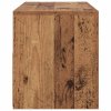 TV stolek s LED old wood 90 x 35 x 40 cm kompozitní dřevo 856321