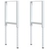 Pracovní stůl světle hnědý 80 x 60 x (71,5–98) cm masivní dub 3309718