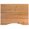 Pracovní stůl světle hnědý 80 x 60 x (71,5–98) cm masivní dub 3309718