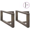 Nohy konferenčního stolku ve tvaru T, 2 ks, černé, 60 x 25 x (30-31) cm, ocel 4013015