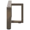 Nohy konferenčního stolku ve tvaru T, 2 ks, černé, 60 x 25 x (30-31) cm, ocel 4013015