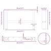 Nohy konferenčního stolku bílé 2 ks 50 x (30-31) cm ocelové 4013261
