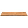 Stolní deska světle hnědá 80x50x2,5 cm dub obdélníkový 4009017