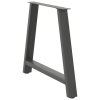 Nohy k jídelnímu stolu ve tvaru A, 2 ks, antracitové, 100 x (72-73) cm, ocel 4012866