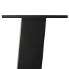 Nohy ke konferenčnímu stolku 4 ks černé 42 cm ocelové 4012500