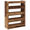 Botník old wood 60x25x81 kompozitní dřevo 859885