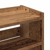 Botník old wood 60x25x81 kompozitní dřevo 859885