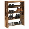 Botník old wood 60x25x81 kompozitní dřevo 859885