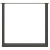 Nohy k jídelnímu stolu ve tvaru U, 2 ks, antracitové, 80 x (72-73) cm, ocel 4013190